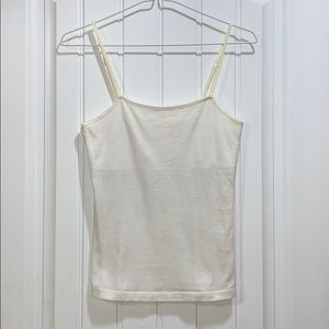 White strappy top
